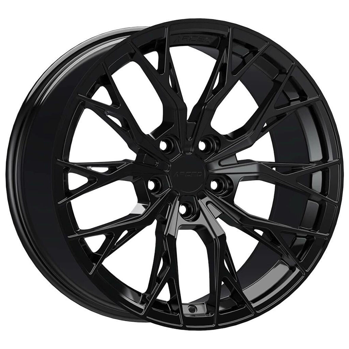 ARC-G6928-46 8.0x18" -5x112 ET45 66.6 Gloss Black Jant (4 Adet)