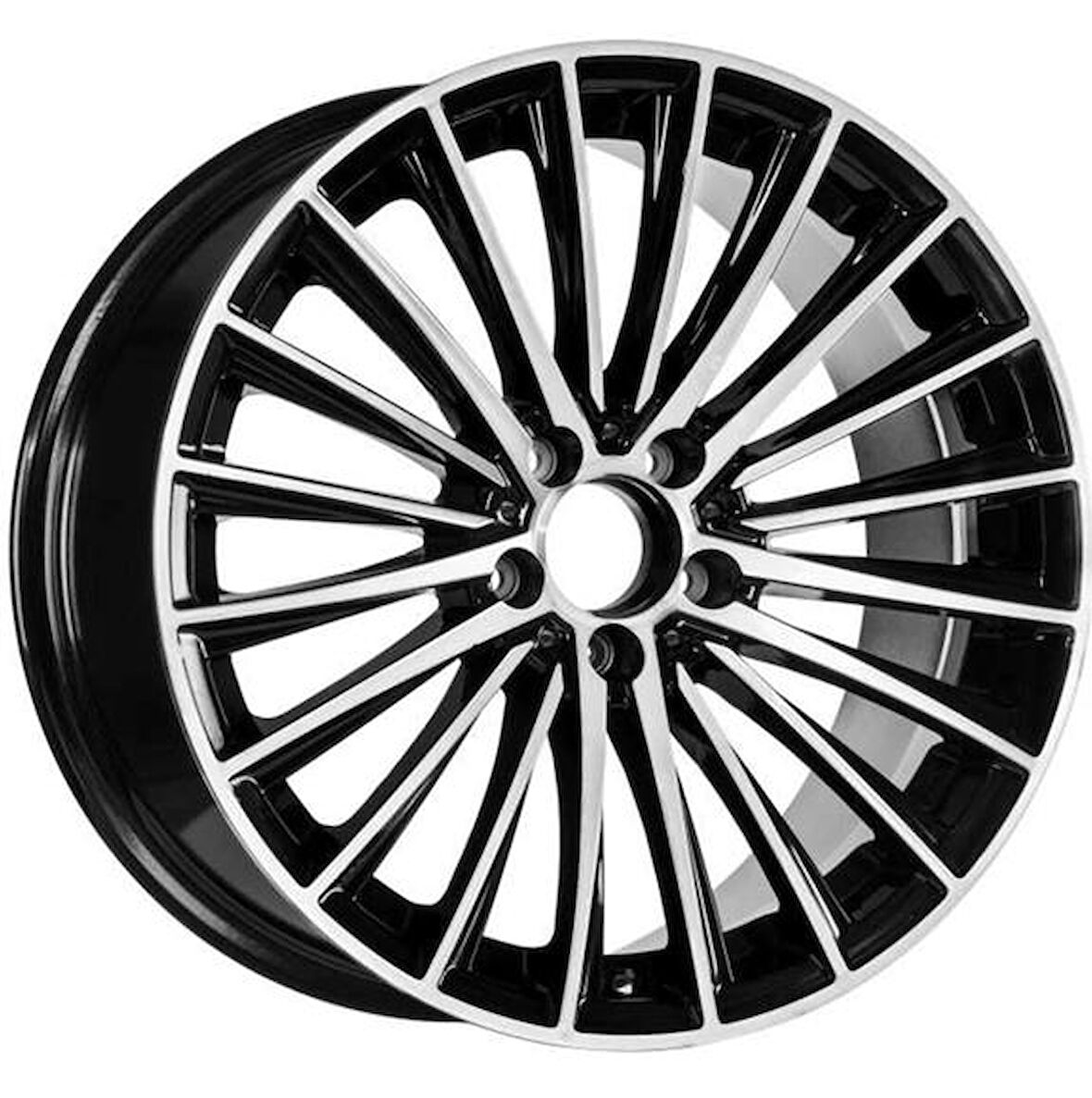 EMR-W7935-02 9.5x19" -5x112 ET48 66.6 Deep Black Diamond Gloss Jant (4 Adet)