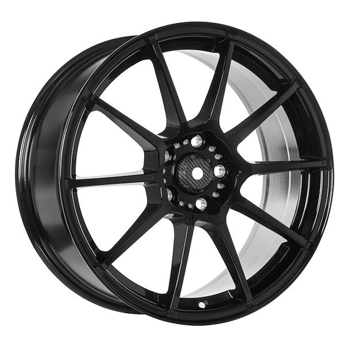 EMR-S1042-173 8.0x18" -5x100 ET35 67.1 Glossy Black Jant (4 Adet)