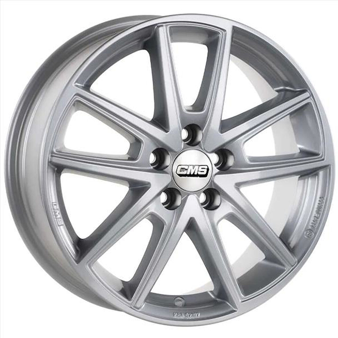 CMS-1186-11 6.5x16" -5x114.3 ET50 67.2 Racing Silver Jant (4 Adet)