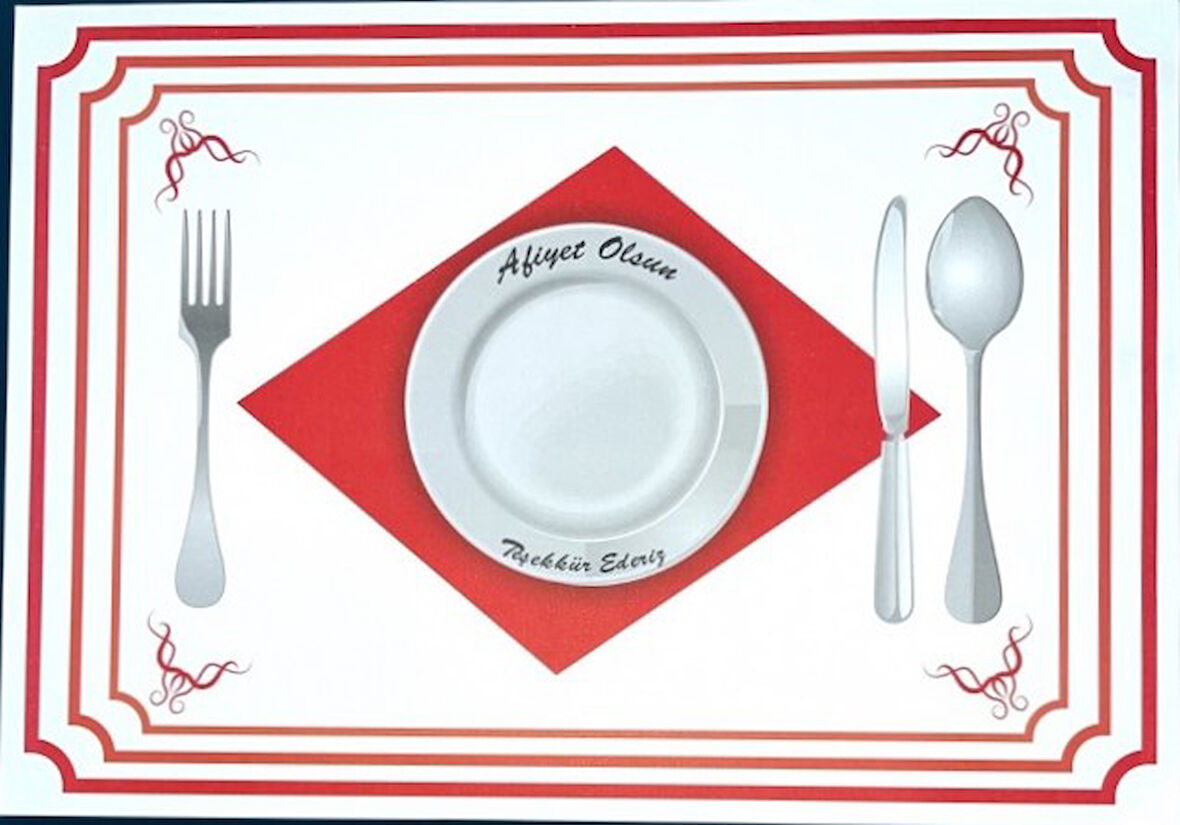 500 Adet Amerikan Servis Kağıdı Sunum Servis Kağıdı Büyük Boy 30x40 cm