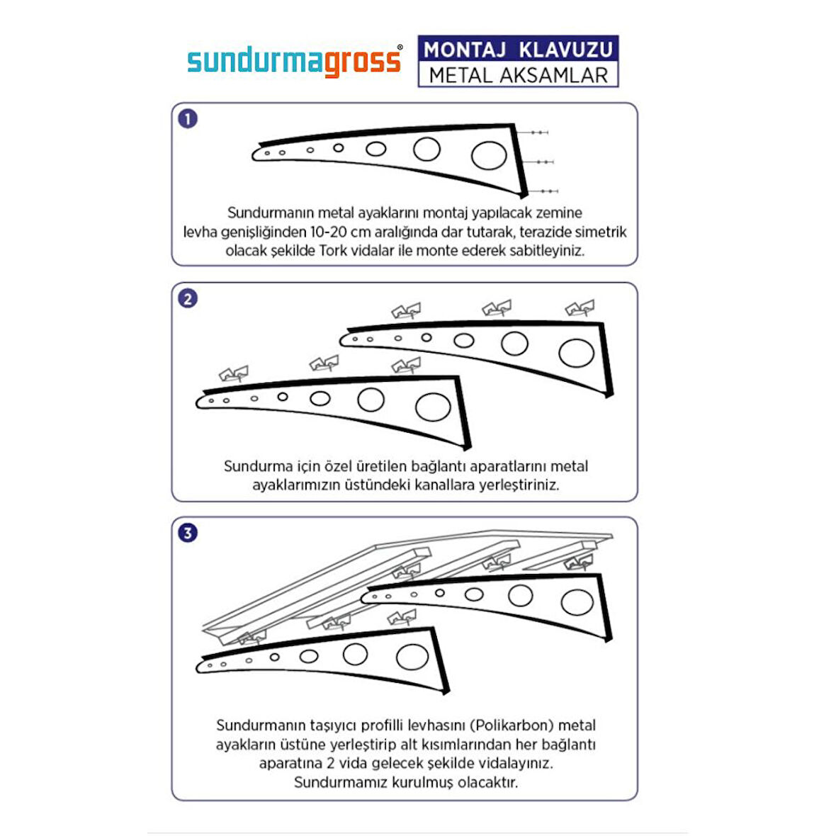 Metal Taşıyıcılı Kapı Üstü Pratik Sundurma Antrasit - Şeffaf Levha 120 x 110 Md1