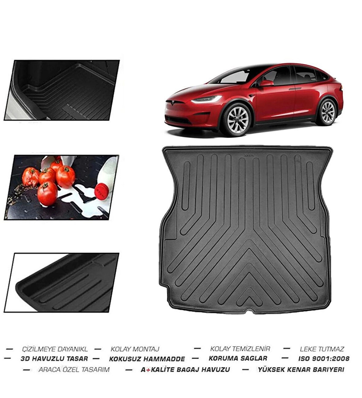 Tesla Model X 5 Koltuklu 2018 Model Bagaj Havuzu