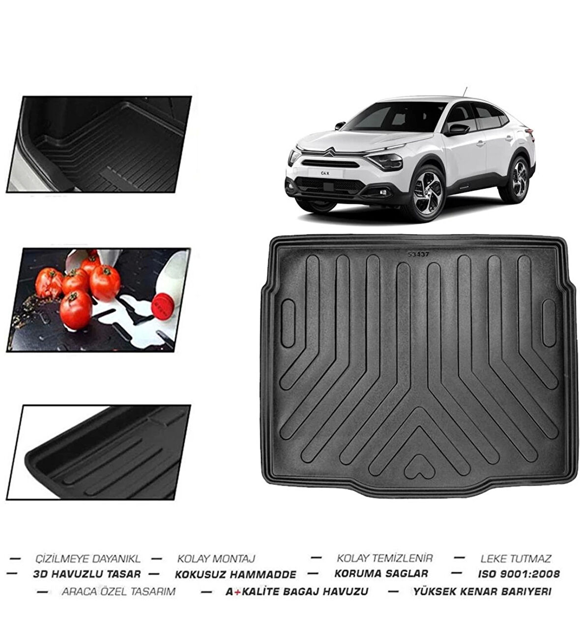 Citroen C4 Alt Bagaj (Elektrikli) 2022 Model Bagaj Havuzu