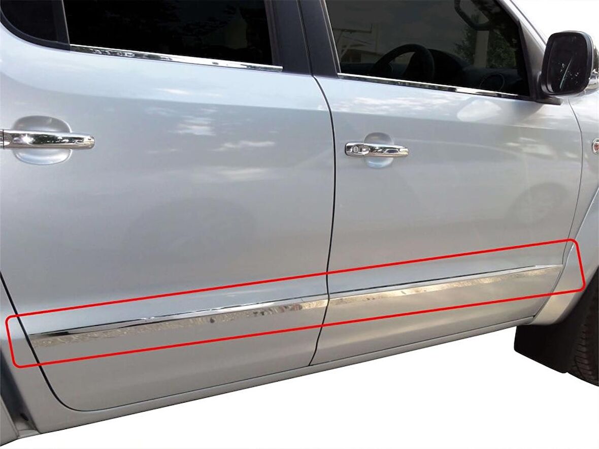 VW Amarok Yan Kapı Çıtası 4 Prç Krom 2010-2016