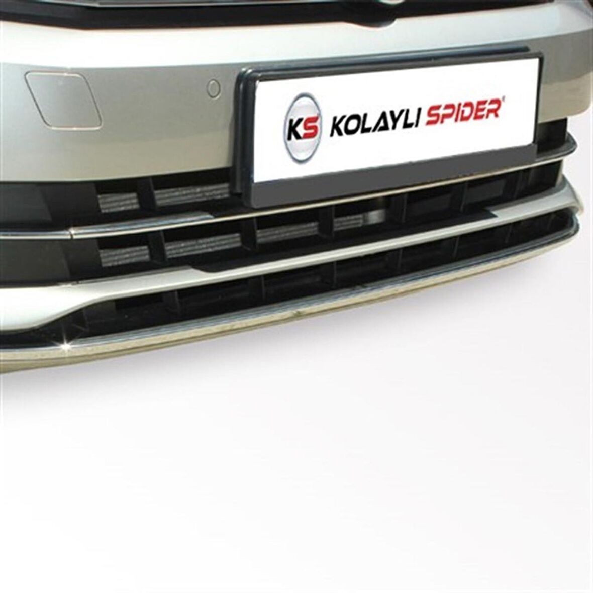 VW Passat B8 Ön Tampon Alt Çıtası 3 Prç Krom 2015 ve Sonrası