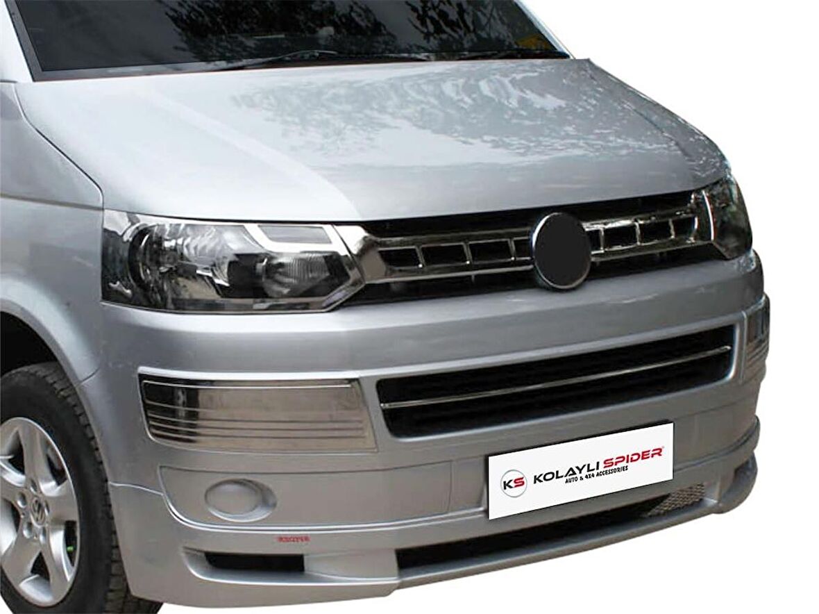 VW Caravelle T5.5 Ön Panjur 2 Prç Krom 2010-2015