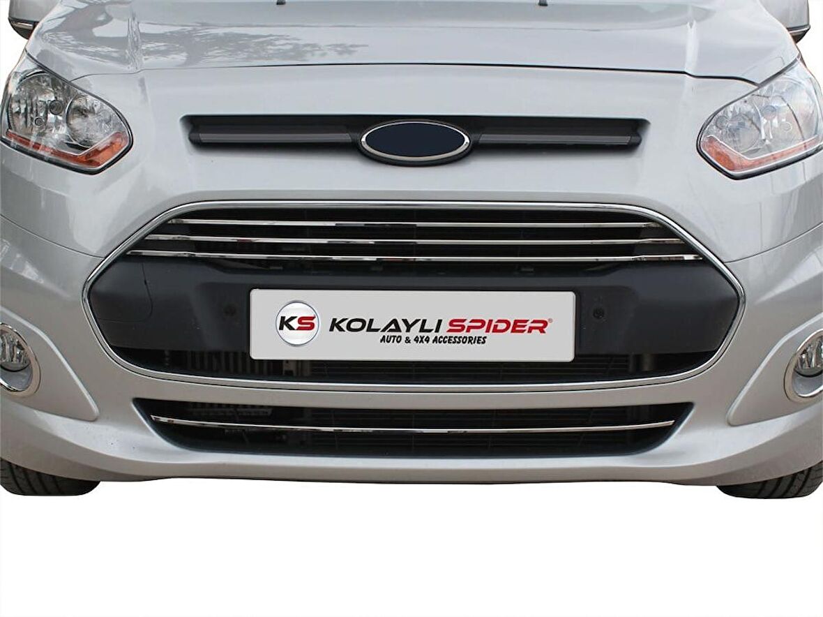 Ford Connect Ön Panjur + Tampon Çıtası 4 Prç Krom 2014 ve Sonrası