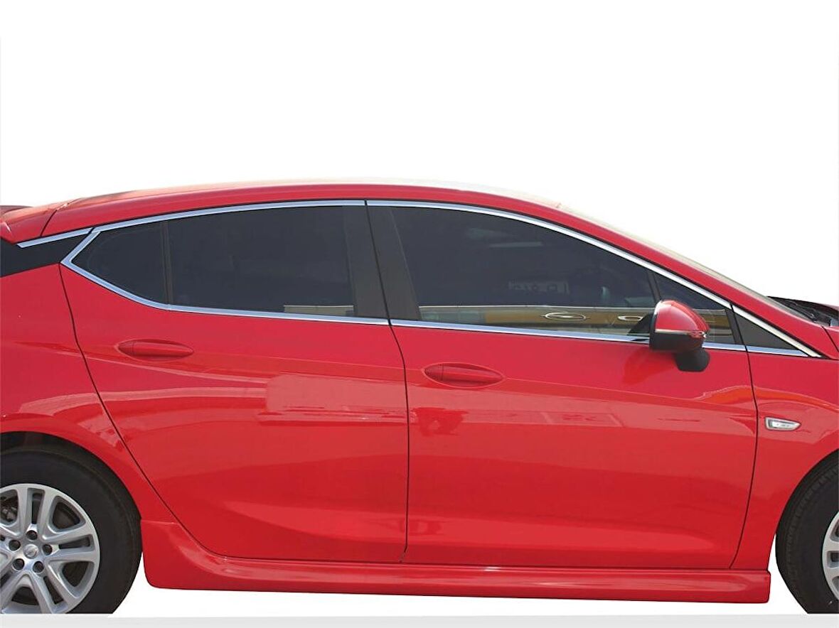 Opel Astra K Cam Çerçevesi 16 Prç Krom  2015 ve Sonrası