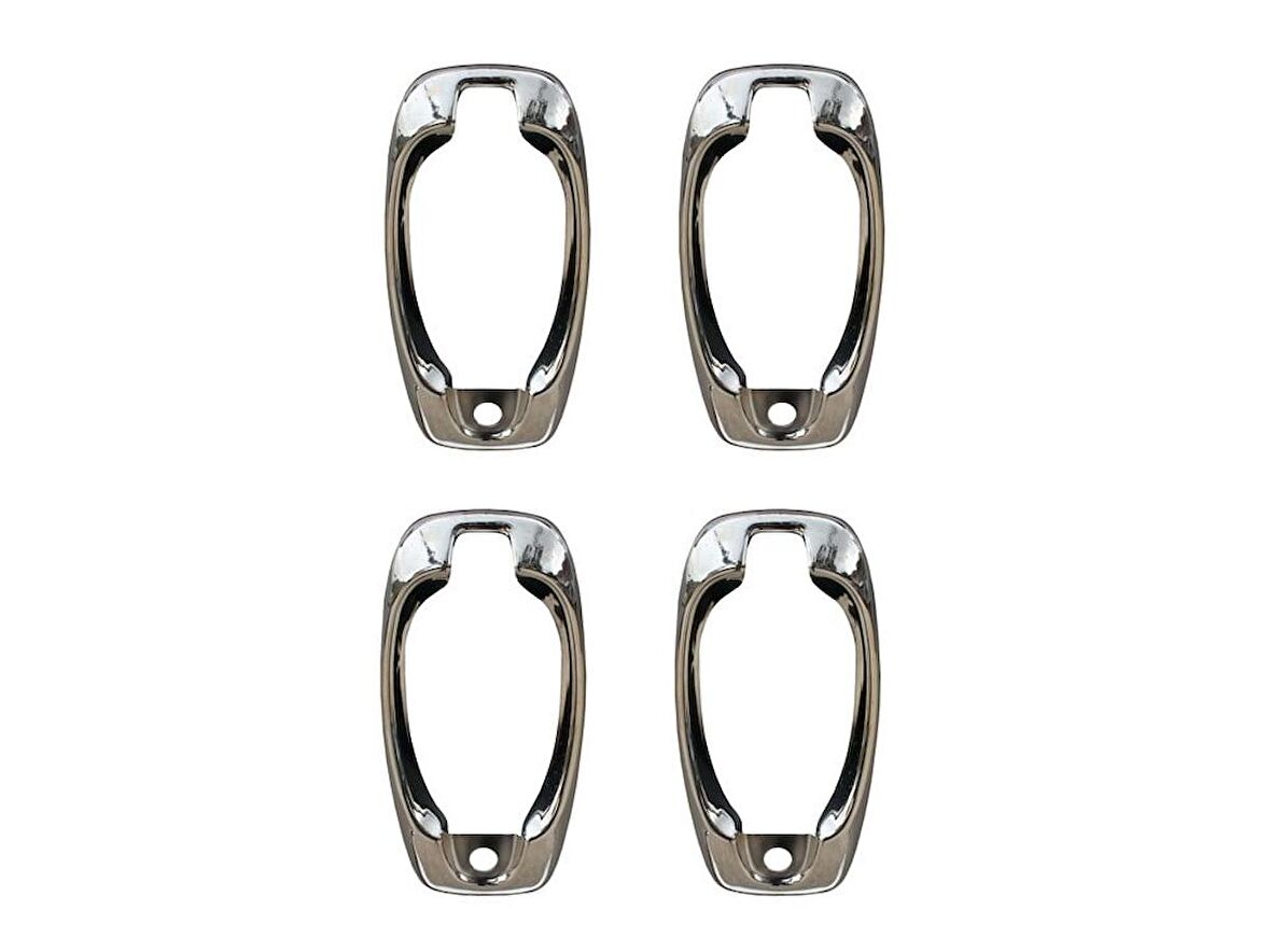 Opel Combo D Kapı Kolu Çerçevesi 4 Prç Krom 2012 ve Sonrası