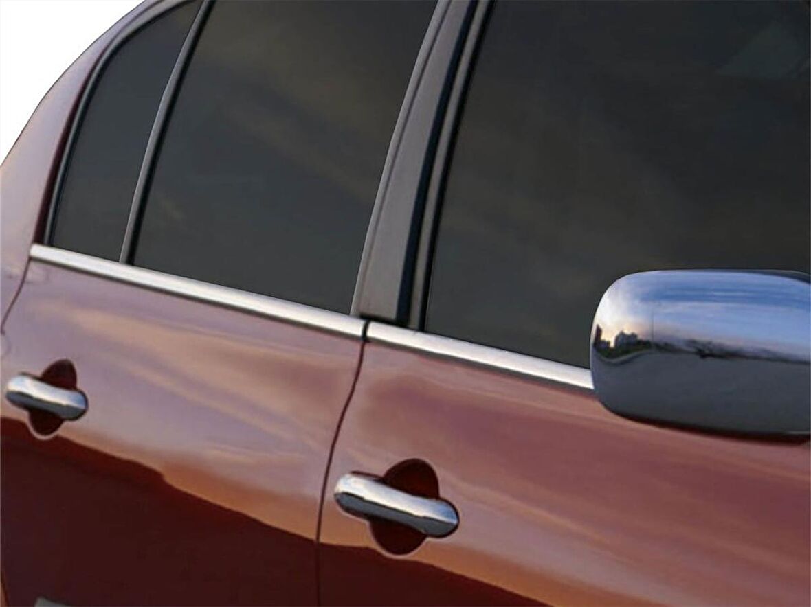 Renault Megane 2 HB Cam Çıtası 4 Prç Krom 2003-2008