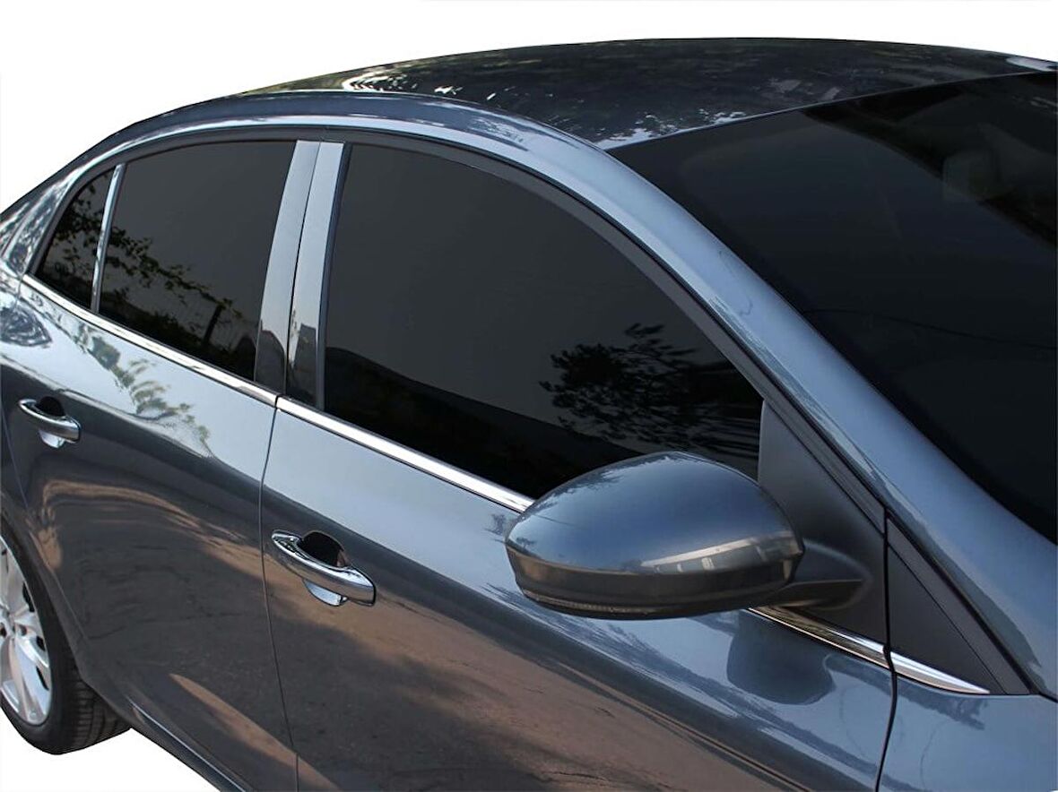 Renault Megane 4 SD Cam Çıtası 6 Prç  Krom 2017 ve Sonrası