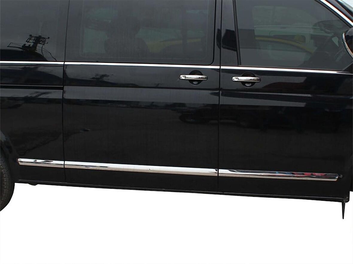 VW Caravelle T6 Yan Kapı Çıtası 7 Prç Krom (U.Ş) 2015 ve Sonrası