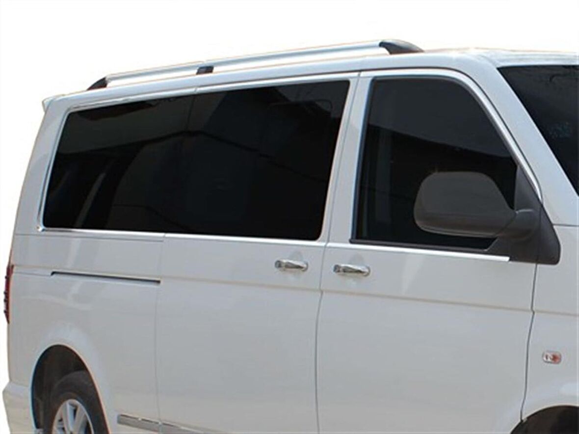 VW Transporter T5 Cam Çerçevesi 14 Prç Krom (U.Ş) Çift Sürgü 2003-2010