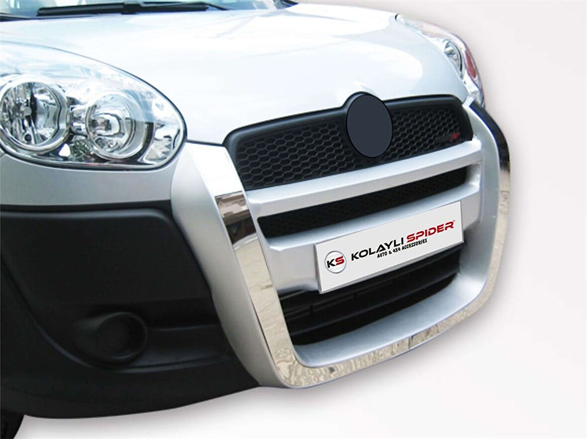 Fiat Doblo 2 Ön Koruma Kromlu (Fiber/Astarlı) 2010 ve Sonrası