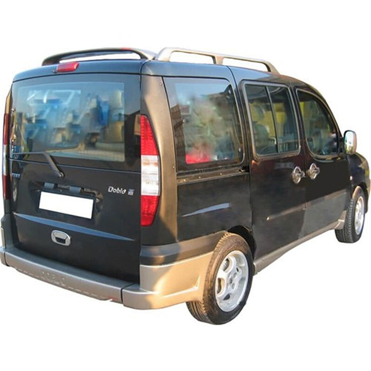 Fiat Doblo 1 Arka Orta Tampon (Sensörlü) (Difüzör) (Fiber/Astarlı) 2000-2010