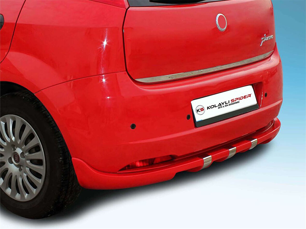 Fiat Grande Punto Arka Tampon Altı Kromlu (Fiber/Astarlı) 2005-2010