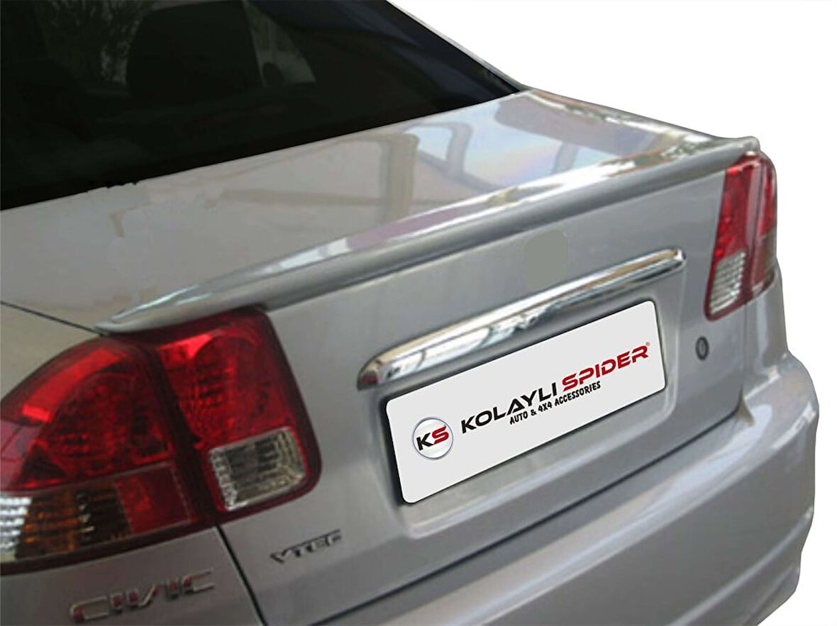 Honda Civic 7 Spoiler Bagaj Gt (Fiber/Astarlı) 2001-2005