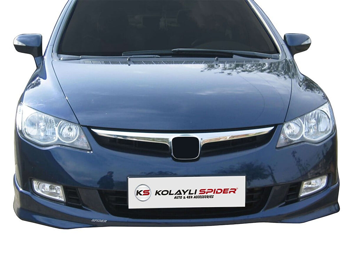 Honda Civic 8 Ön Tampon Altı (Fiber/Astarlı) 2006-2008