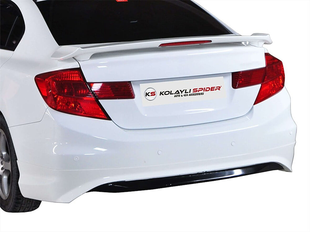 Honda Civic 9 Arka Tampon Altı (Mugen Md) (Fiber/Astarlı) 2012-2015