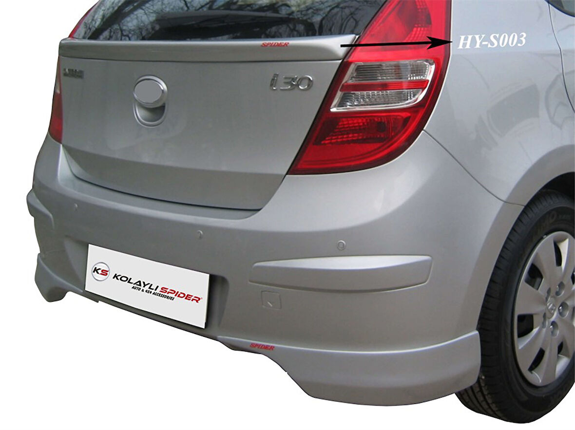 Hyundai i30 FD Arka Tampon Altı 2 Prç (Fiber/Astarlı) 2007-2012