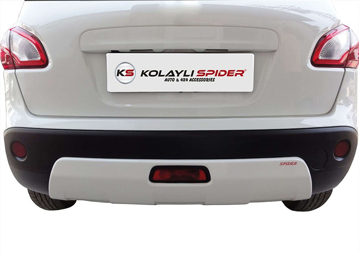 Nissan Qashqai J10 Arka Orta Tampon (Difüzör) (+2 Md. Uyumsuz) (Fiber/Astarlı) 2007-2013