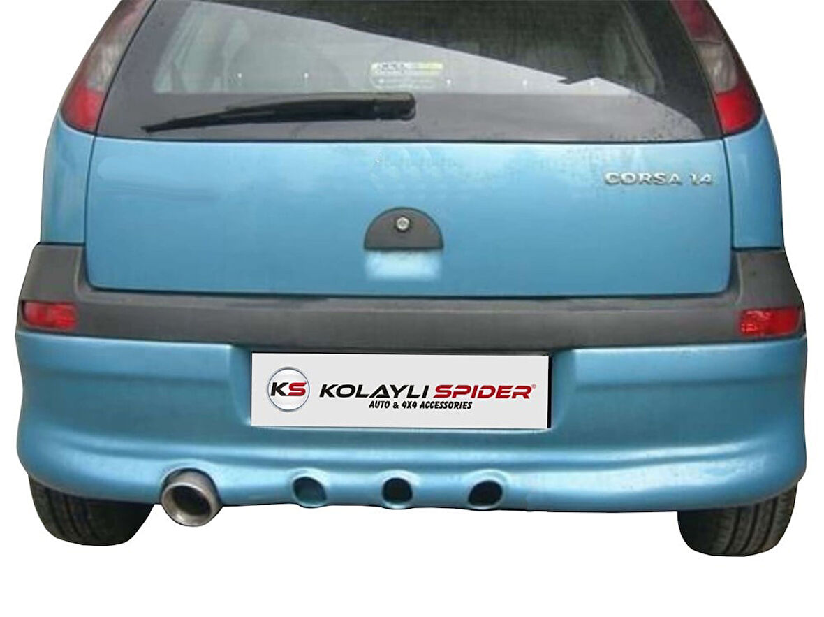 Opel Corsa C Arka Tampon Altı (Telli) (Fiber/Astarlı) 2000-2006
