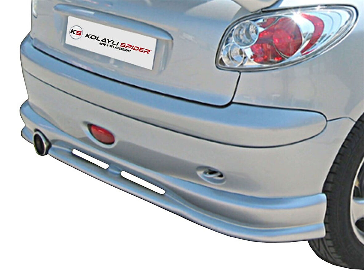 Peugeot 206 Arka Tampon Altı (3 Kapı) (Fiber/Astarlı) 1998-2012
