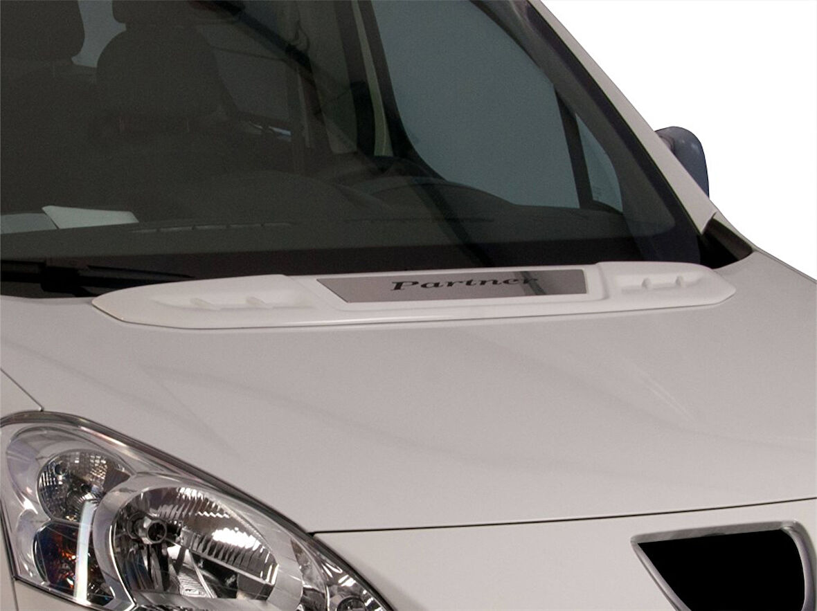 Peugeot Partner Tepe Kaput Spoiler (Fiber/Astarlı) 2008 ve Sonrası