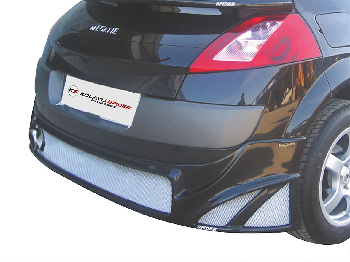 Renault Megane 2 HB Arka Tampon Altı Telli (Fiber/Astarlı) 2003-2008