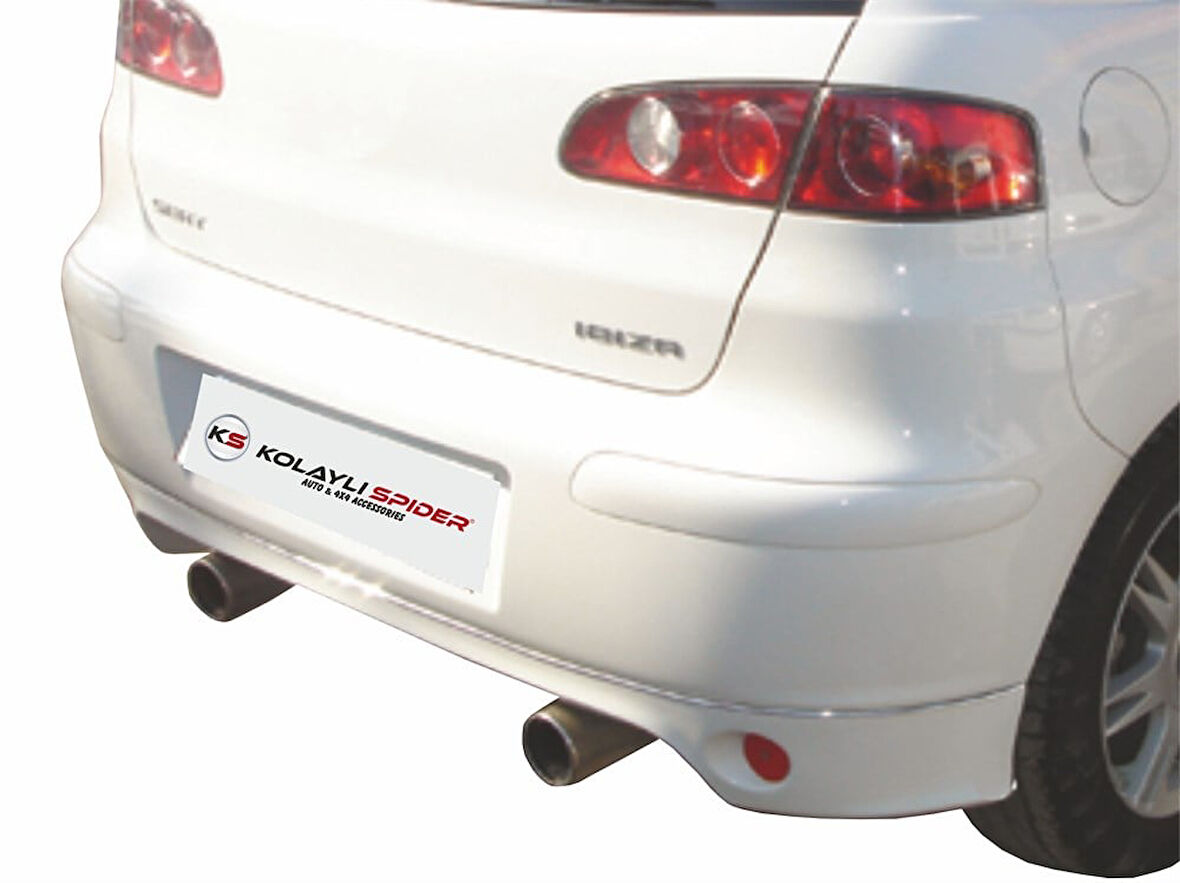 Seat İbiza 3 6L Arka Tampon Altı (Reflektörlü) (Fiber/Astarlı) 2002-2008