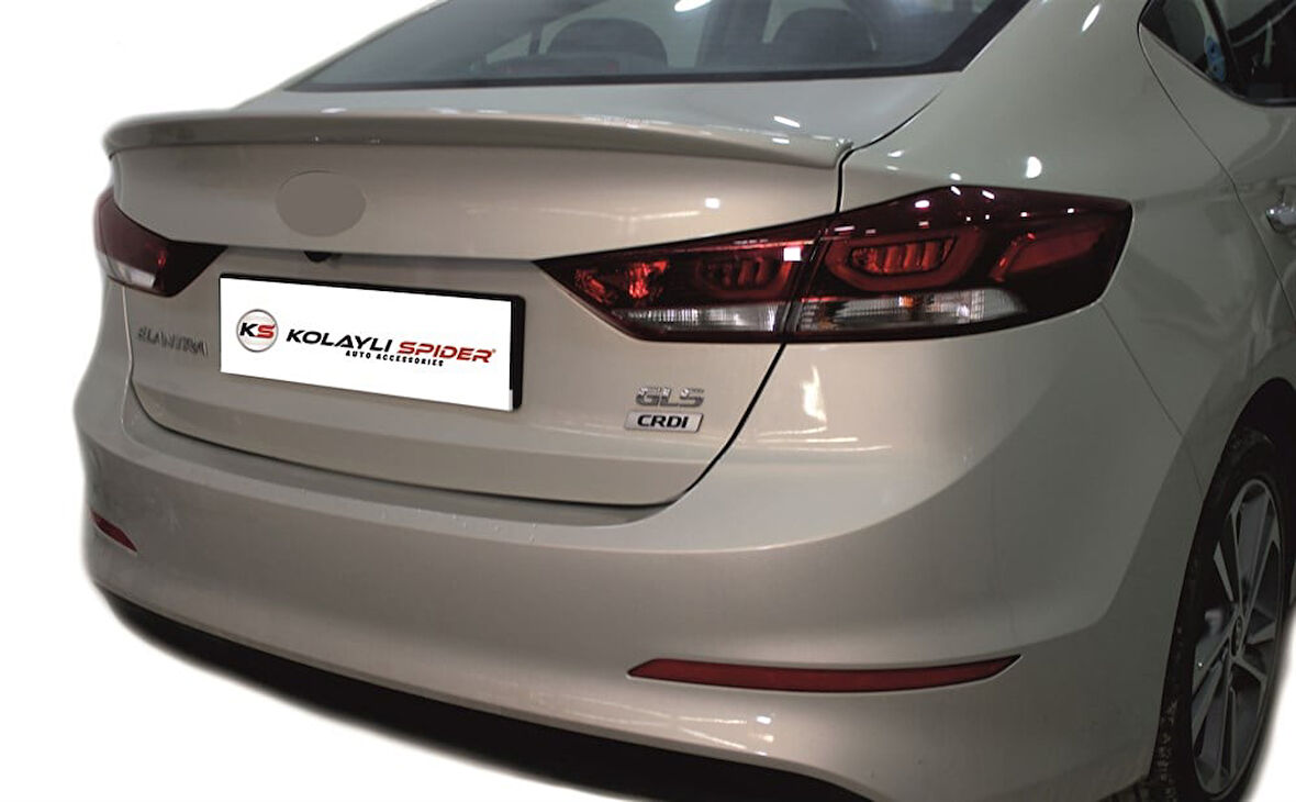 Hyundai Elantra 6 Spoiler Bagaj Gt (Fiber/Astarlı) 2016-2019