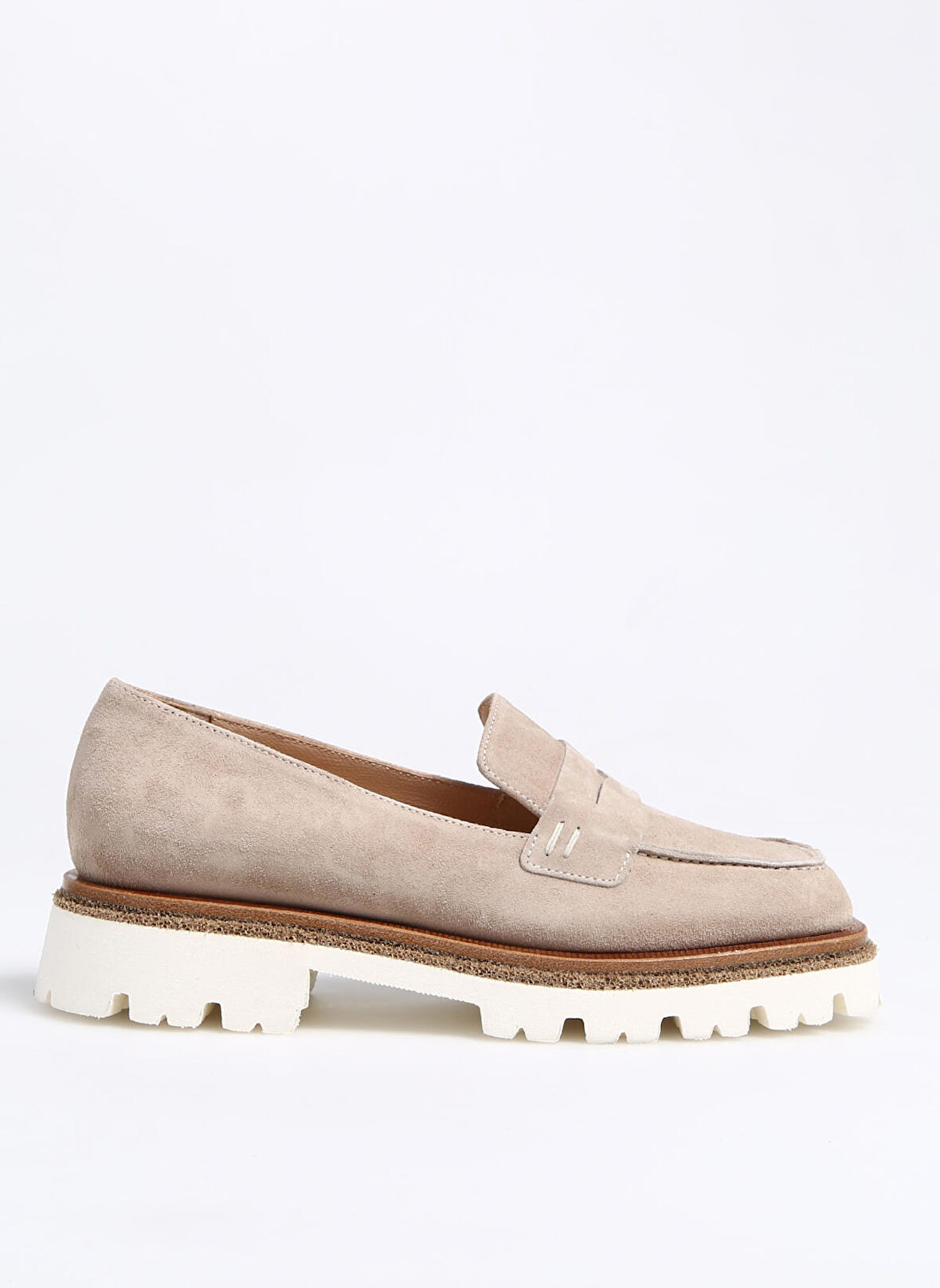 Bej Kadın Loafer