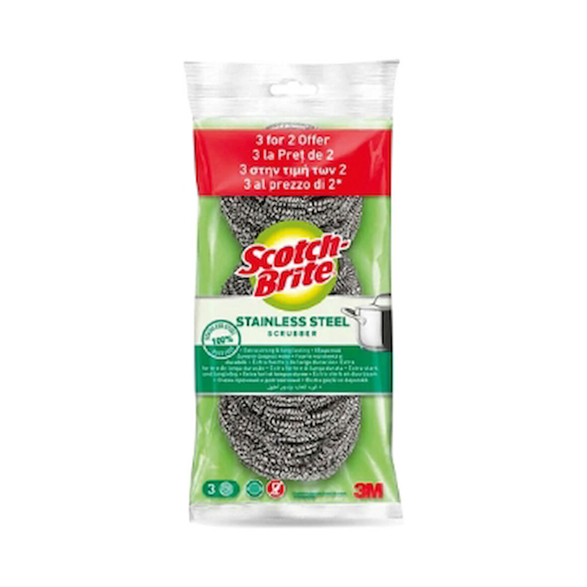 S. Brite Bulaşık Ovma Teli 3'Lü 1 Adet