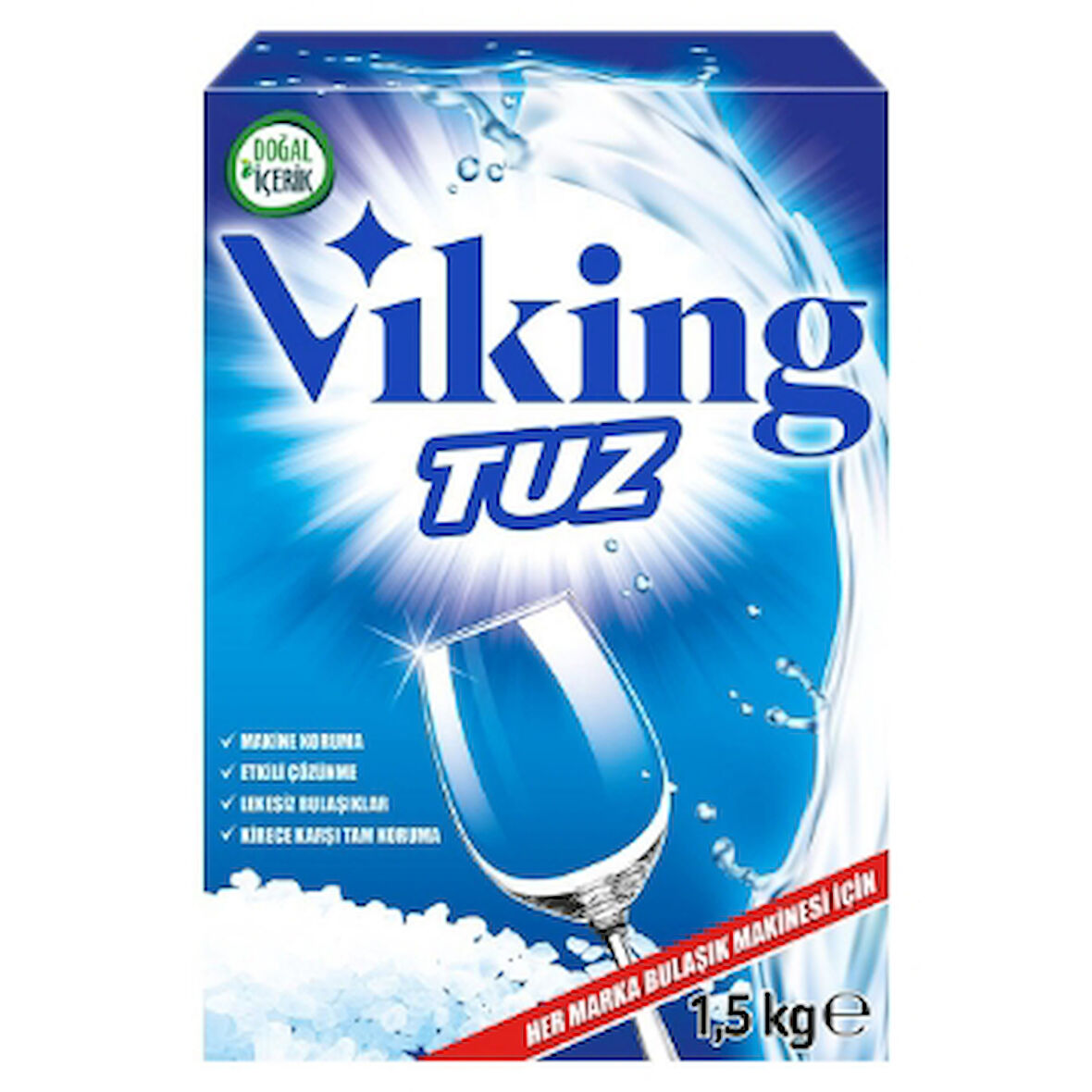 Viking Bulaşık Makinesi Tuzu 1,5 Kg. 1 Adet