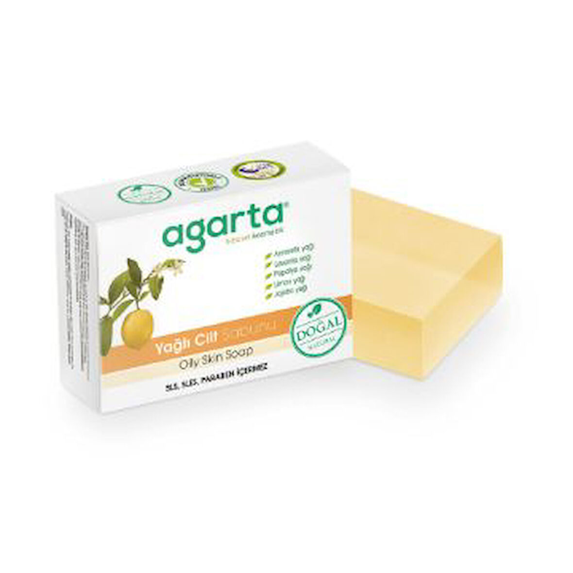 Agarta Sabun Cilt Bakımı Yağlı Ciltler 150g 1 Adet