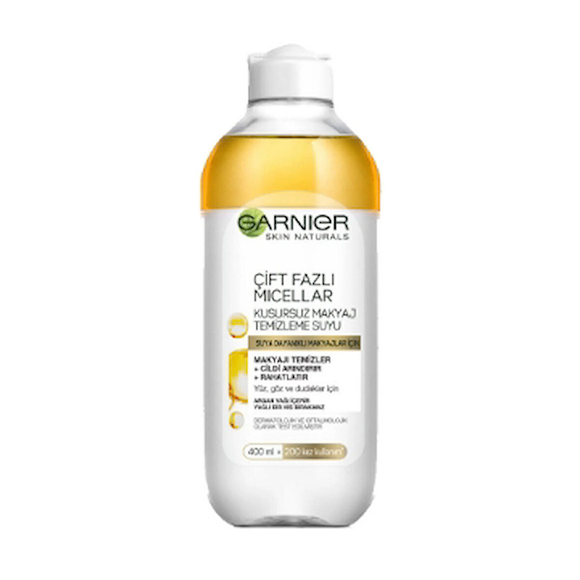 Garnier Makyaj Temizleme Suyu 400ml Çift Fazlı 1 Adet