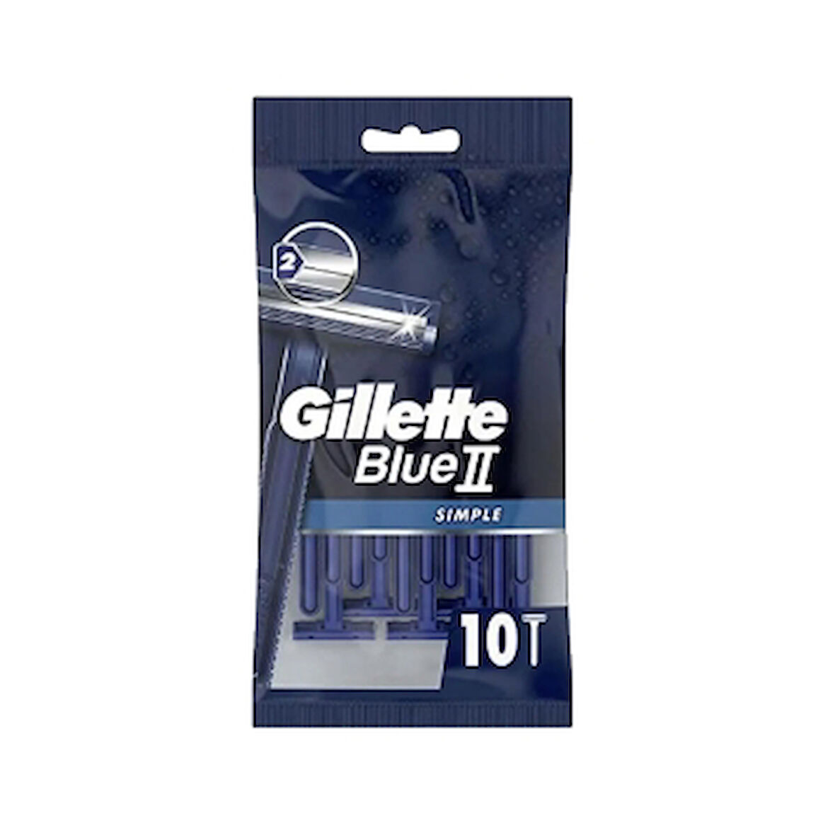 Gillette Blue-2 Simple Poşet 10'Lu 1 Adet