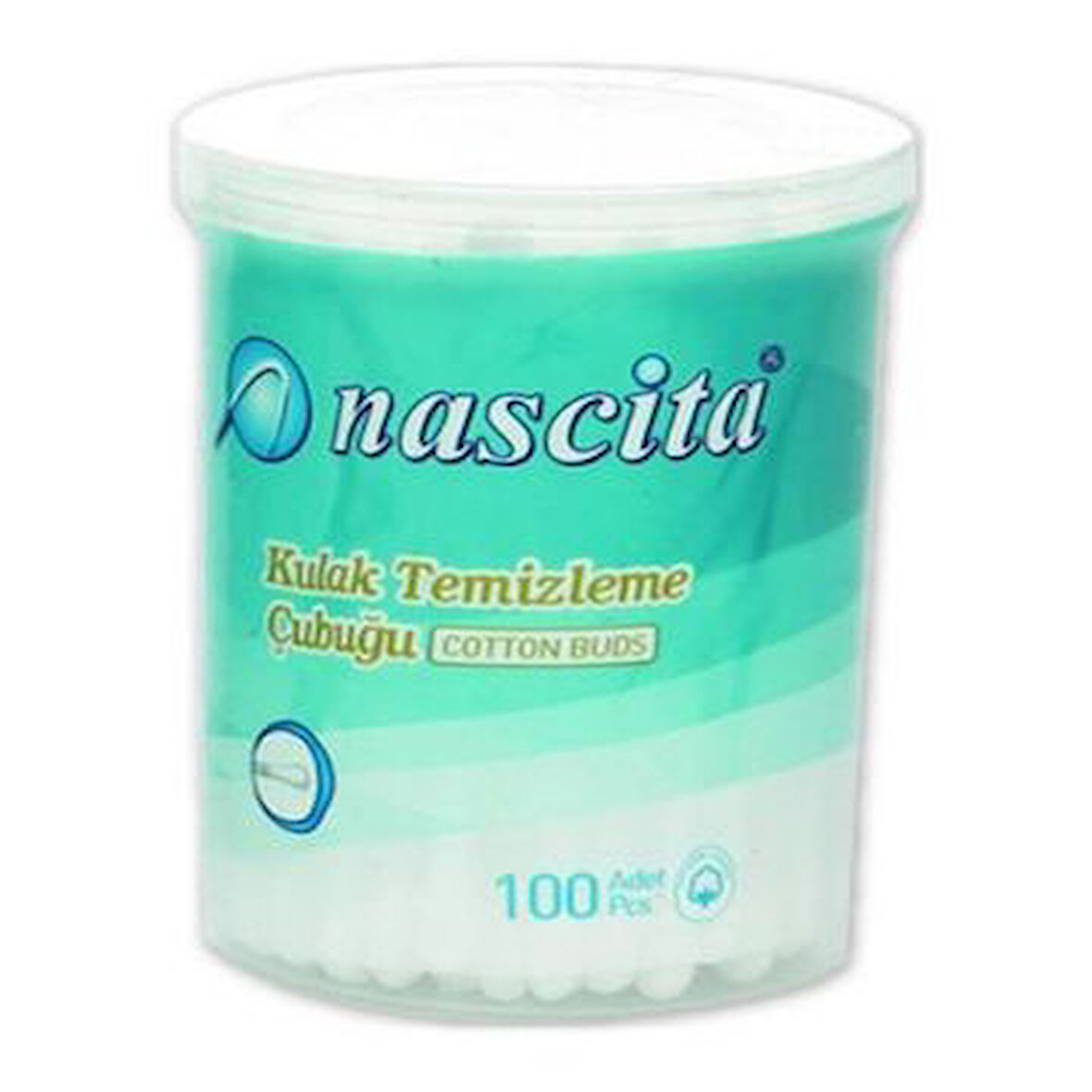 Nascita Kulak Temizleme Pamuğu 100'Lü 1 Adet