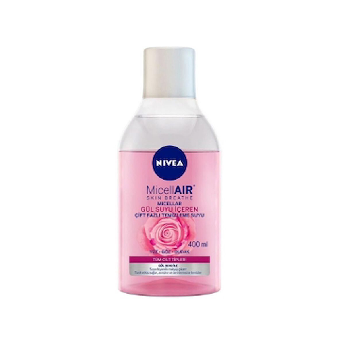 Nivea Makyaj Temizleme Suyu 400ml Aqua Rose 1 Adet
