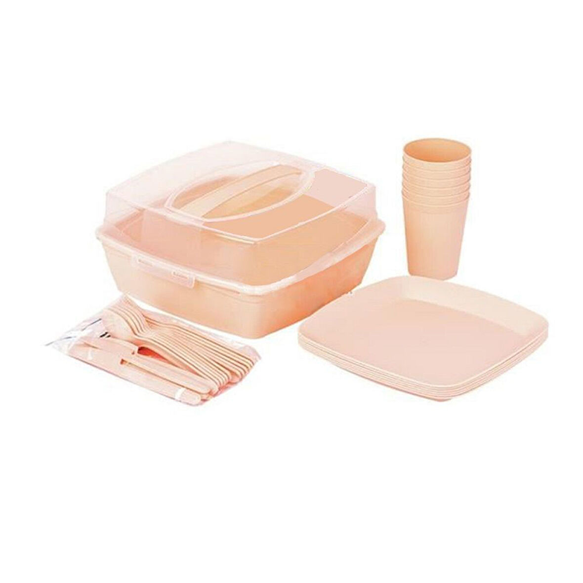 Ewoline Renkli Piknik Seti 5'Li No:816 1 Adet