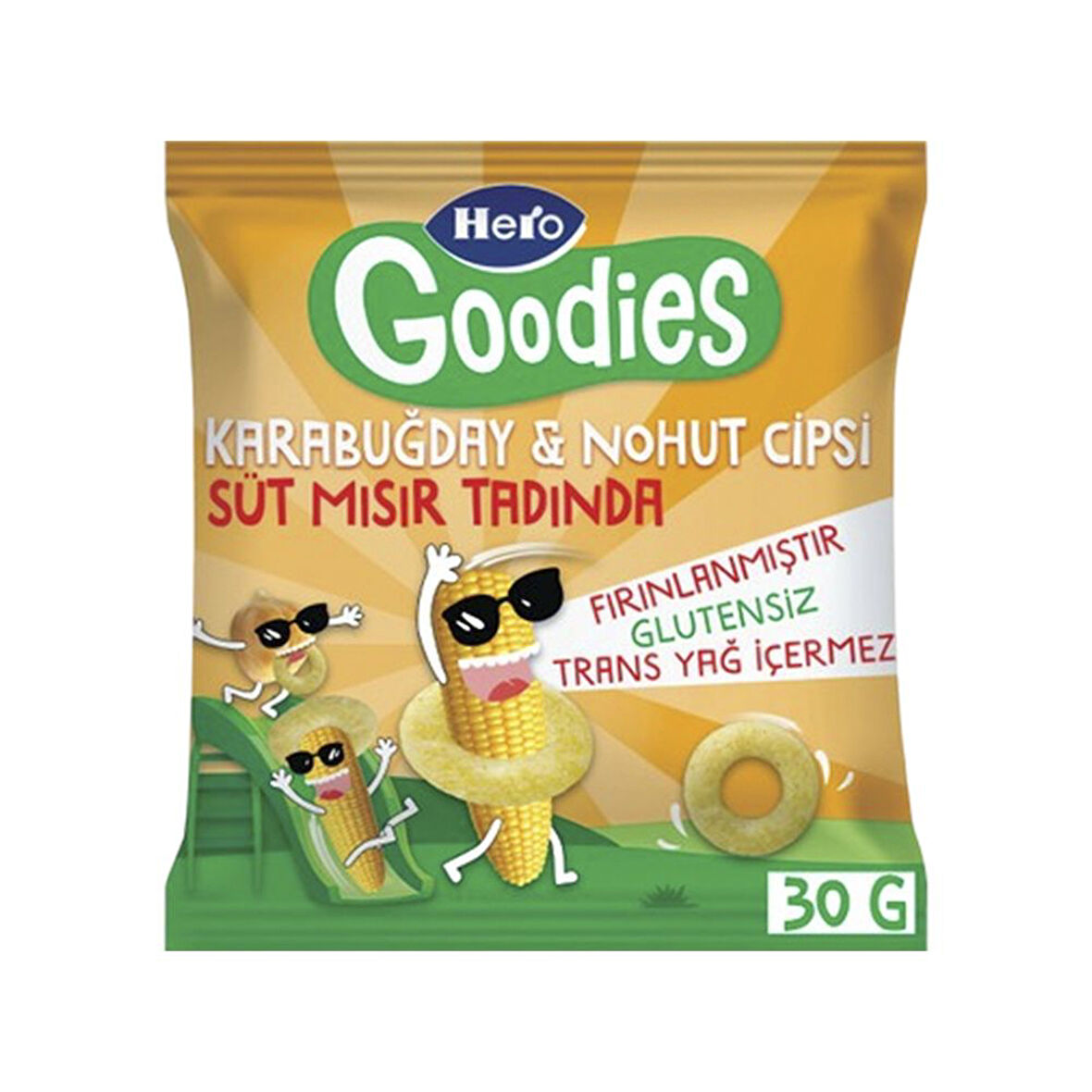 Hero Goodies Sut Misirli Cips 30gr 1 Adet