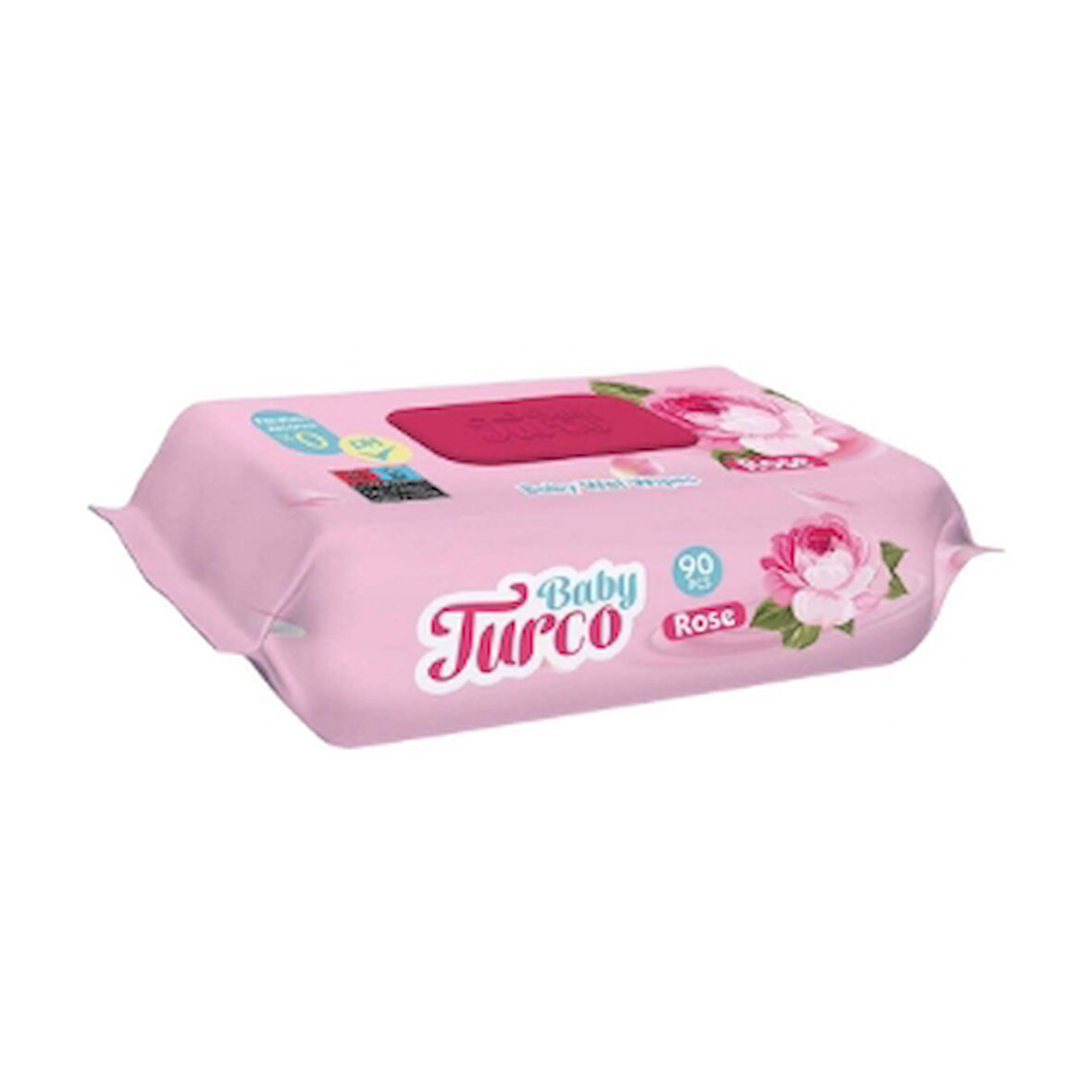 Baby Turco Islak Havlu 90'Li Gul 2 Adet