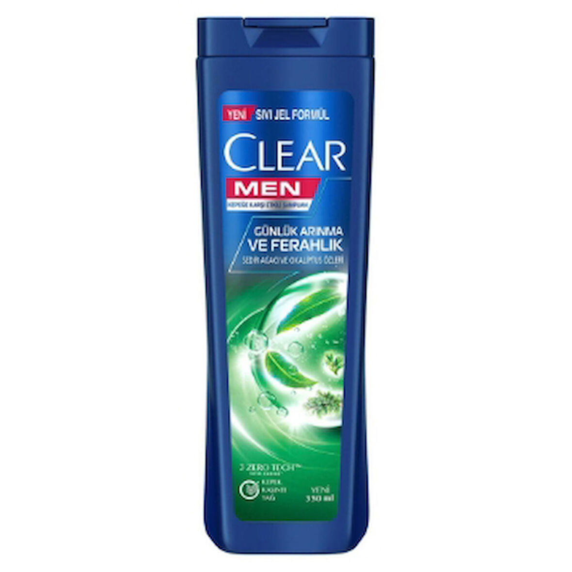 Clear Şampuan 350ml Men Günlük Arınma Ve Ferahlık 2 Adet