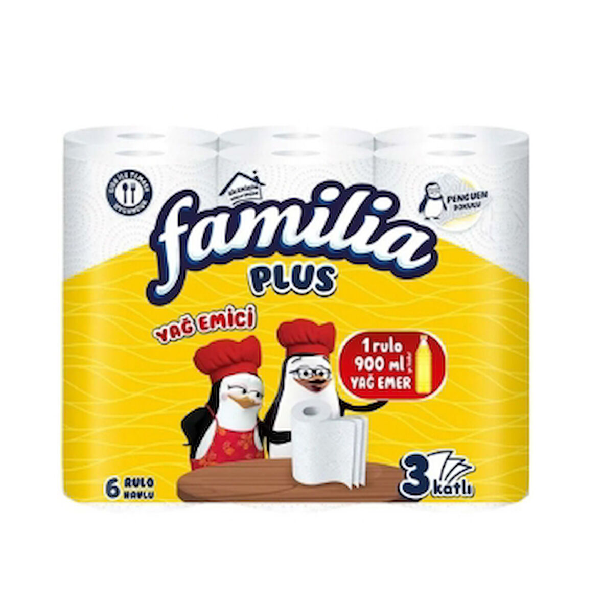 Familia Havlu 6'Lı Yağ Emici 2 Adet