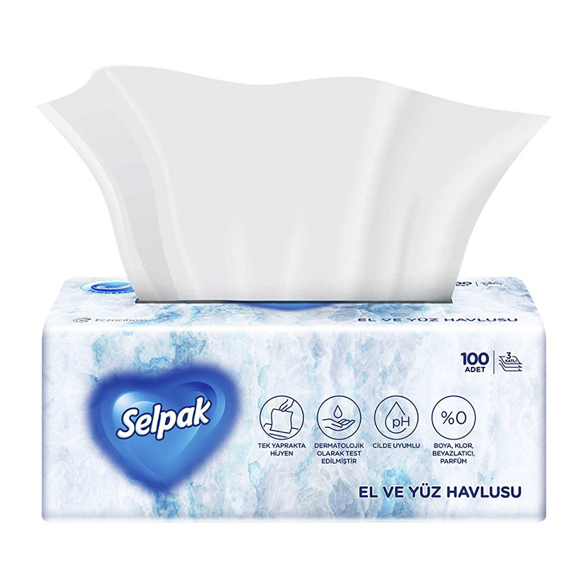 Selpak Havlu El Ve Yuz 100'Lu 2 Adet