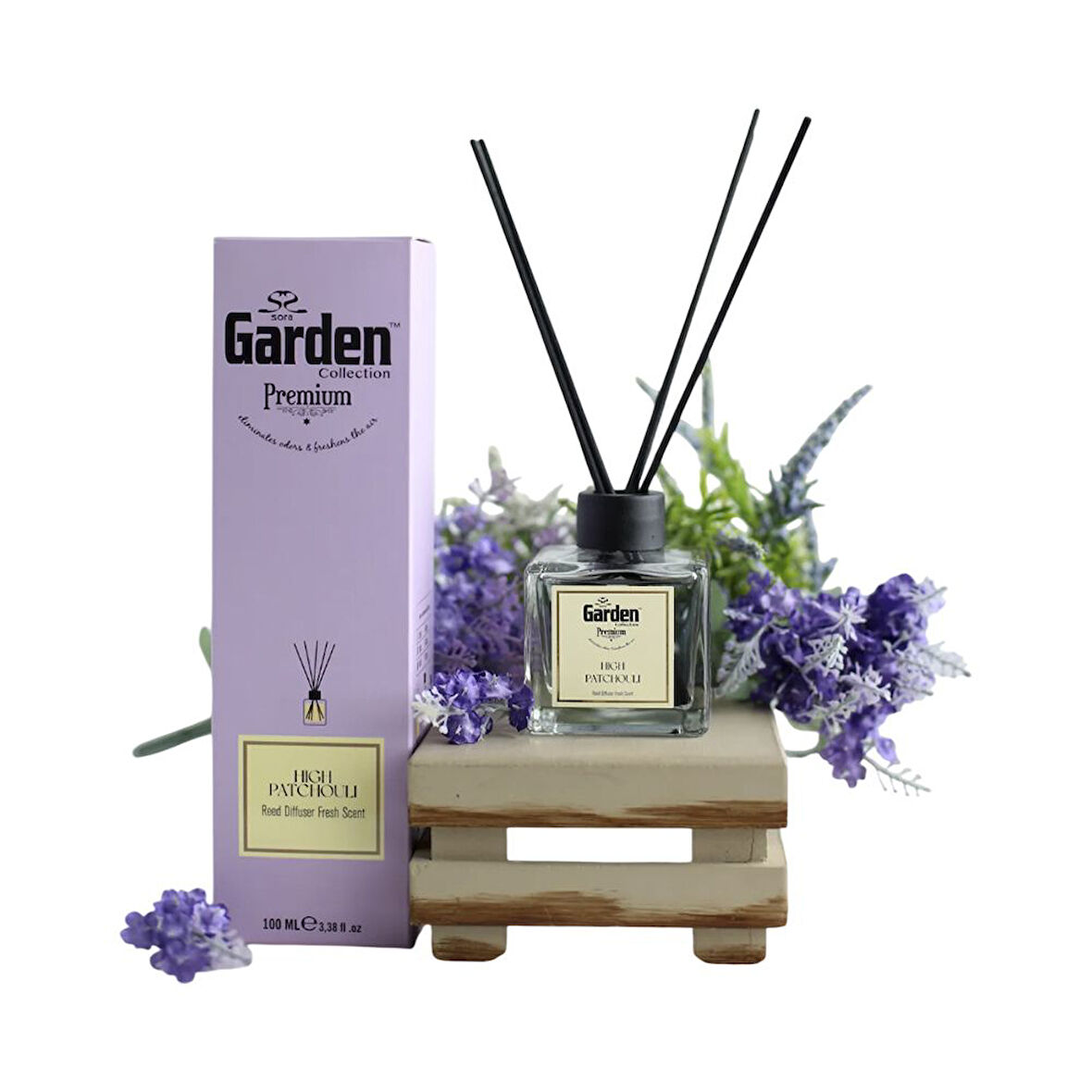 Garden Ortam Bambu Prm.100ml High Patchouli 2 Adet