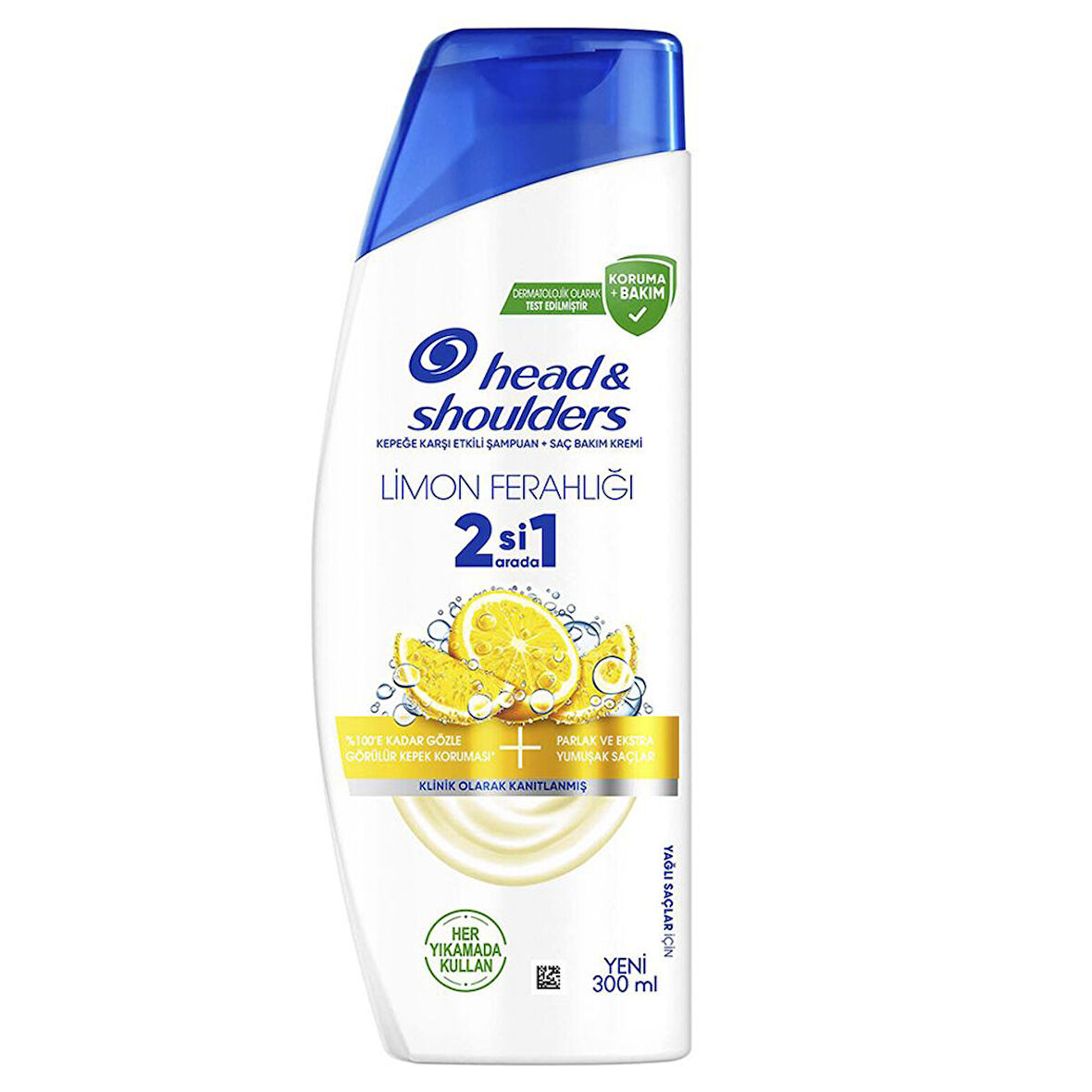 H&S Samp. 300ml Limon Ferahligi 2in1 2 Adet