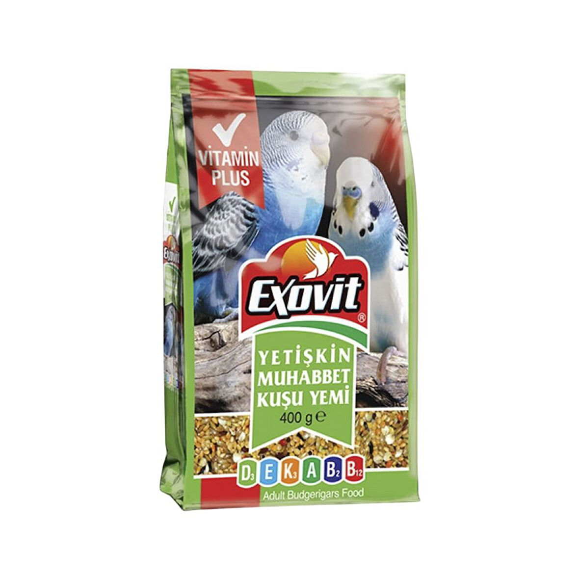 Exovit Yetiskin Muhabbet Kusu Yem 400gr 2 Adet