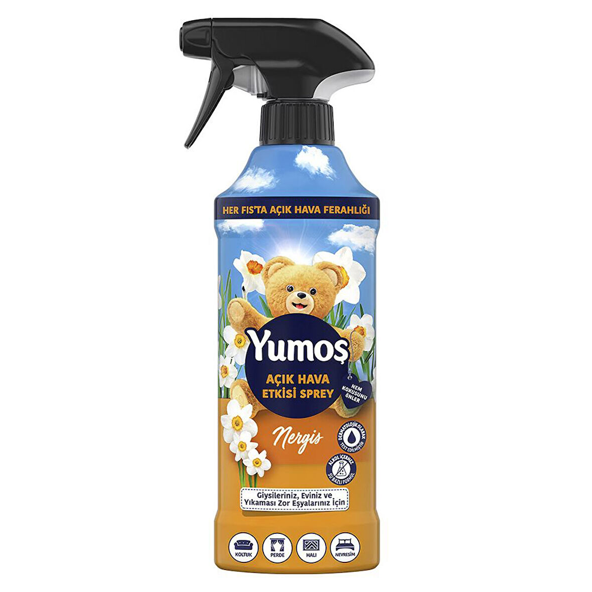 Yumos Oda Kokusu 430ml A.Hava Nergis Sprey 2 Adet